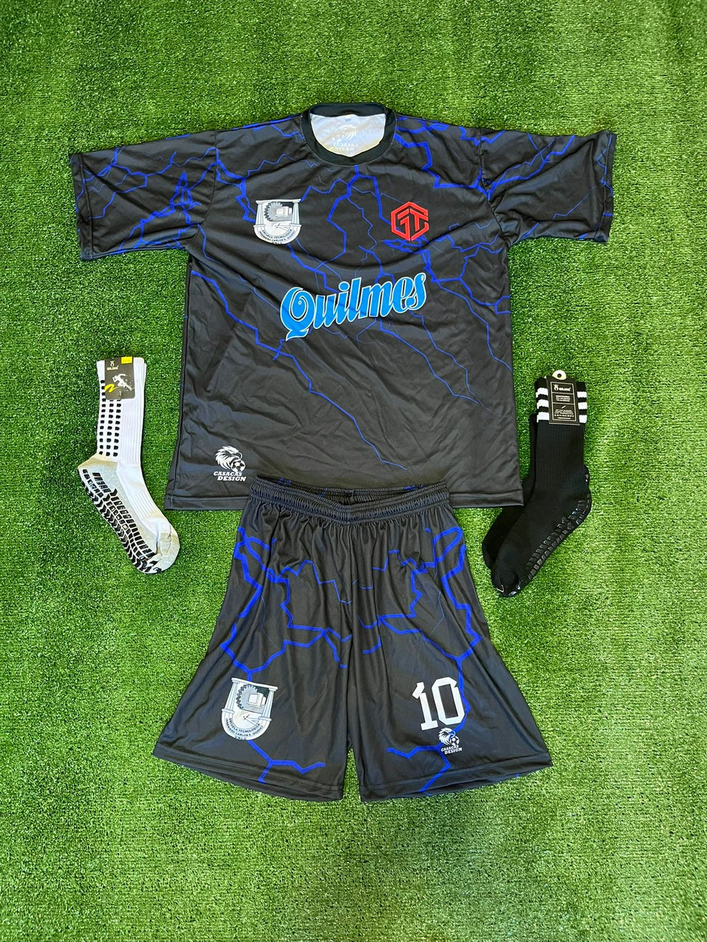 Conjunto rayos azules