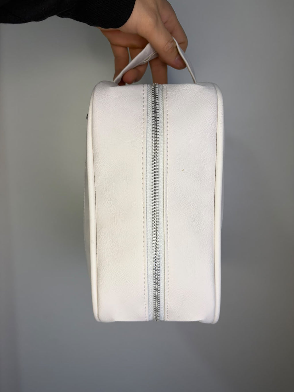 Neceser blanco liso