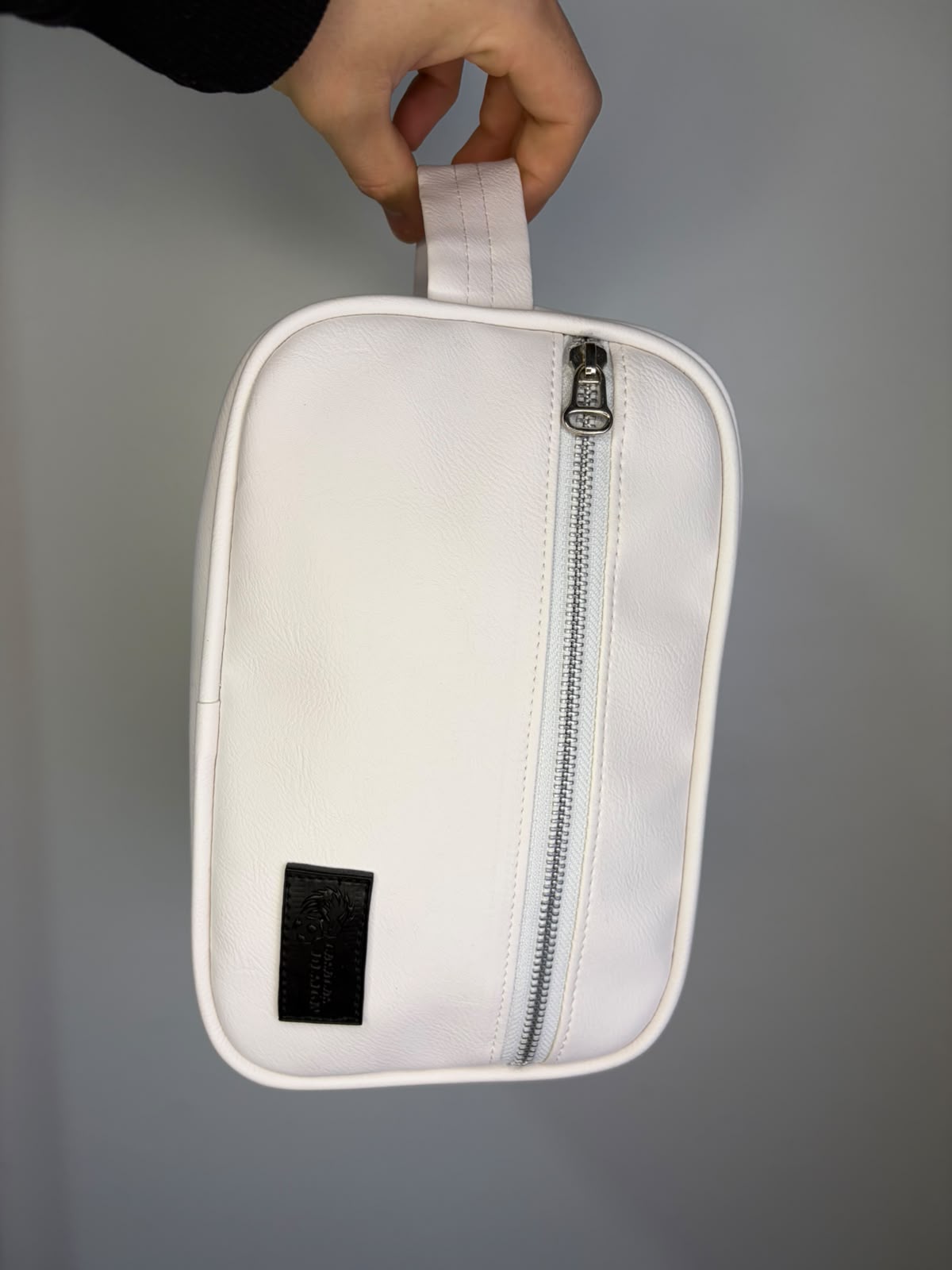 Neceser blanco liso