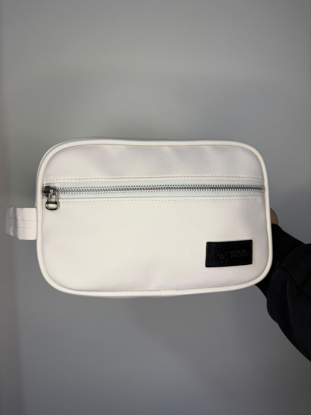 Neceser blanco liso